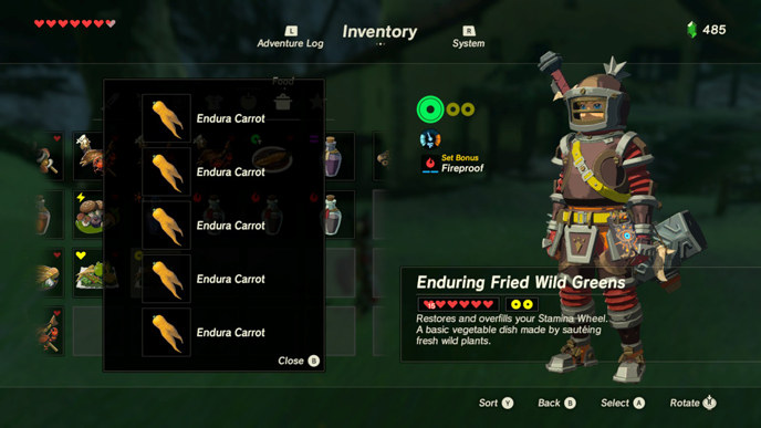 The 10 Best Recipes in Zelda Breath of the Wild Games The Legend